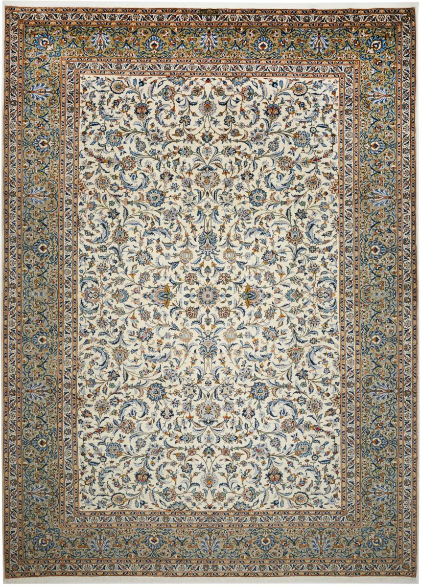 Tapis persan Kashan 391x283 391x283, Tapis persan Noué à la main