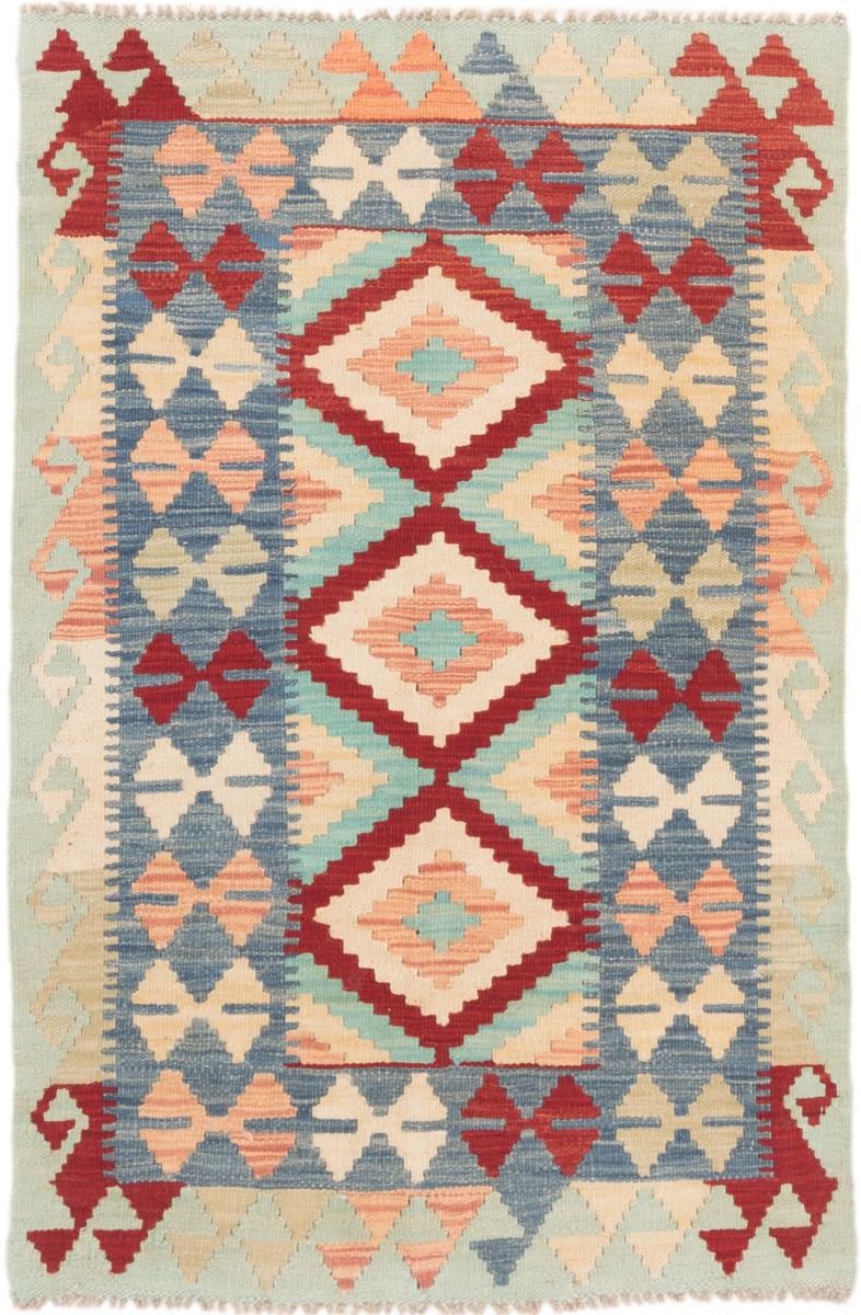 Afghansk teppe Kelim Afghan 130x95 130x95, Persisk teppe Handwoven 