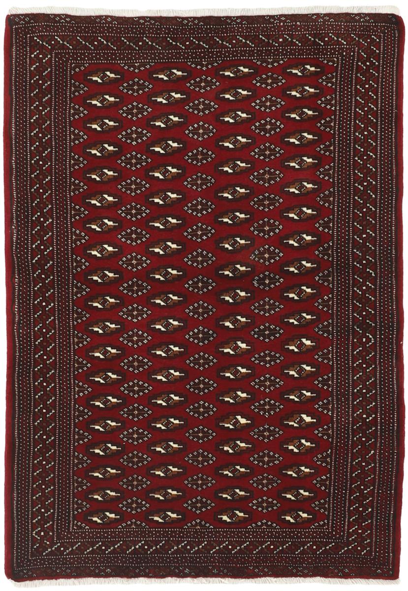 Persisk matta Turkaman 142x101 142x101, Persisk matta Knuten för hand