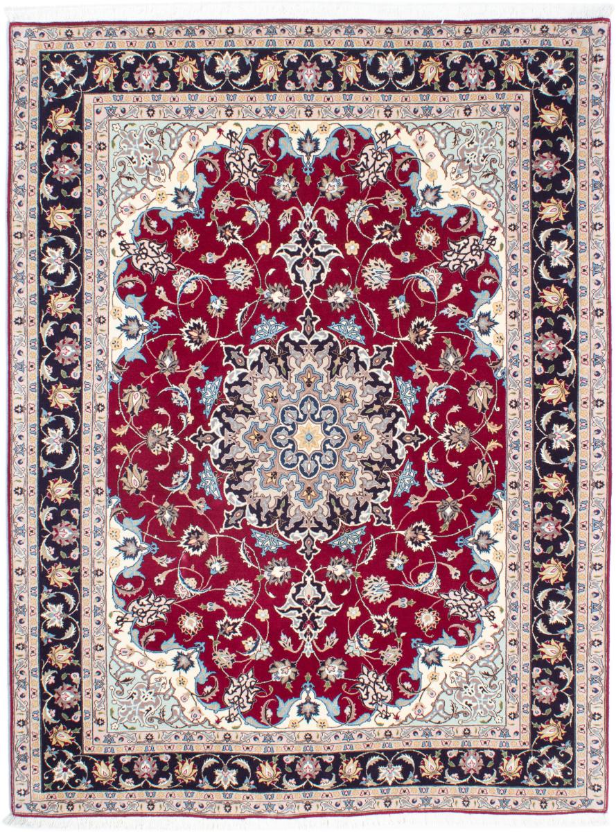 Persian Rug Tabriz 50Raj 6'10"x5'1" 6'10"x5'1", Persian Rug Knotted by hand