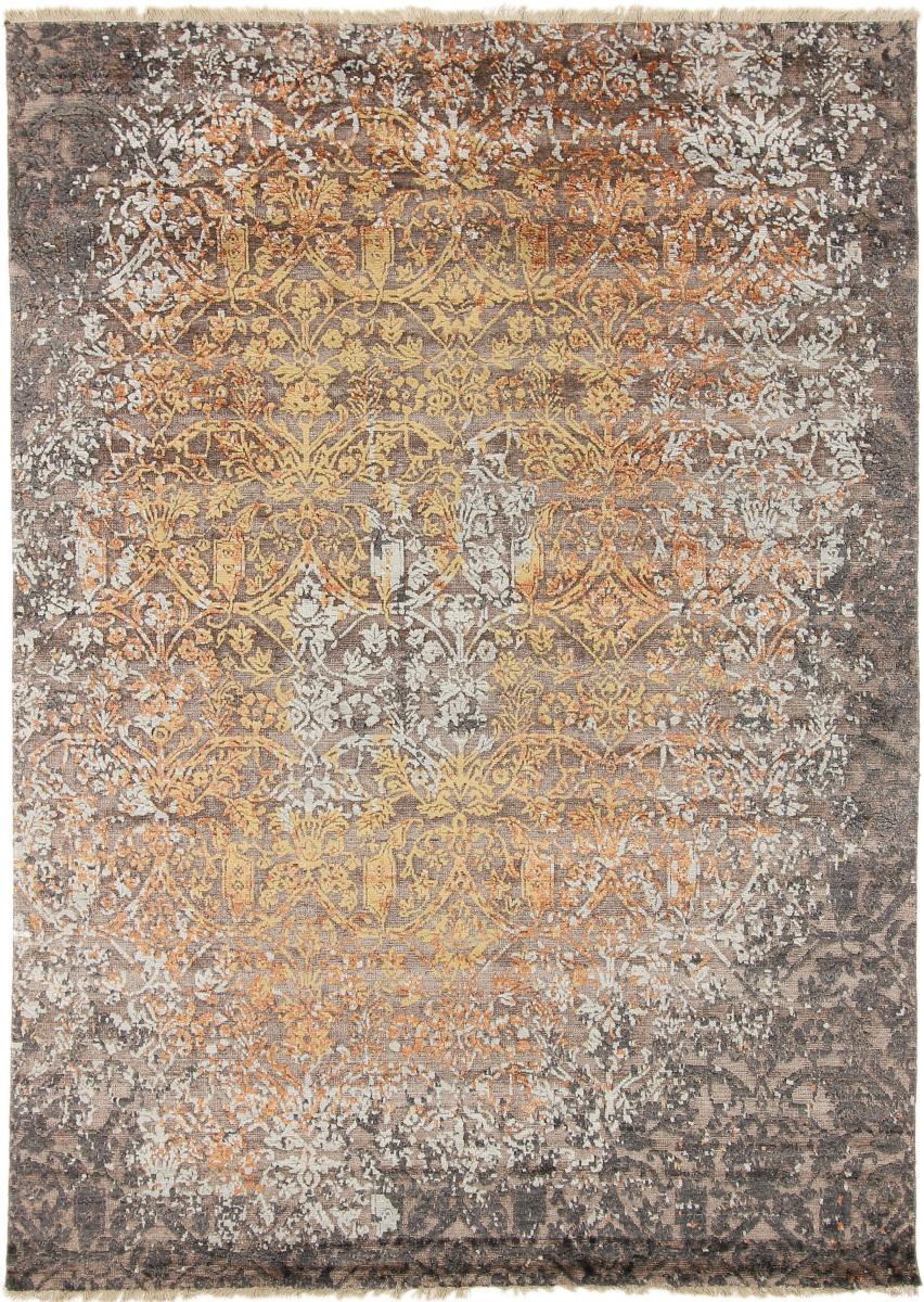 Intialainen matto Sadraa 7'11"x5'8" 7'11"x5'8", Persialainen matto Solmittu käsin