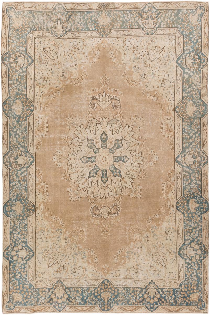 Tapis persan Vintage 356x239 356x239, Tapis persan Noué à la main