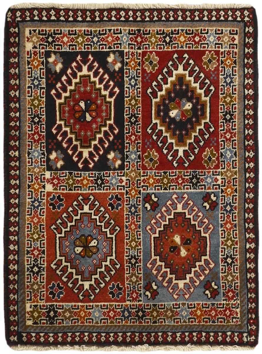 Persisk matta Yalameh 81x62 81x62, Persisk matta Knuten för hand