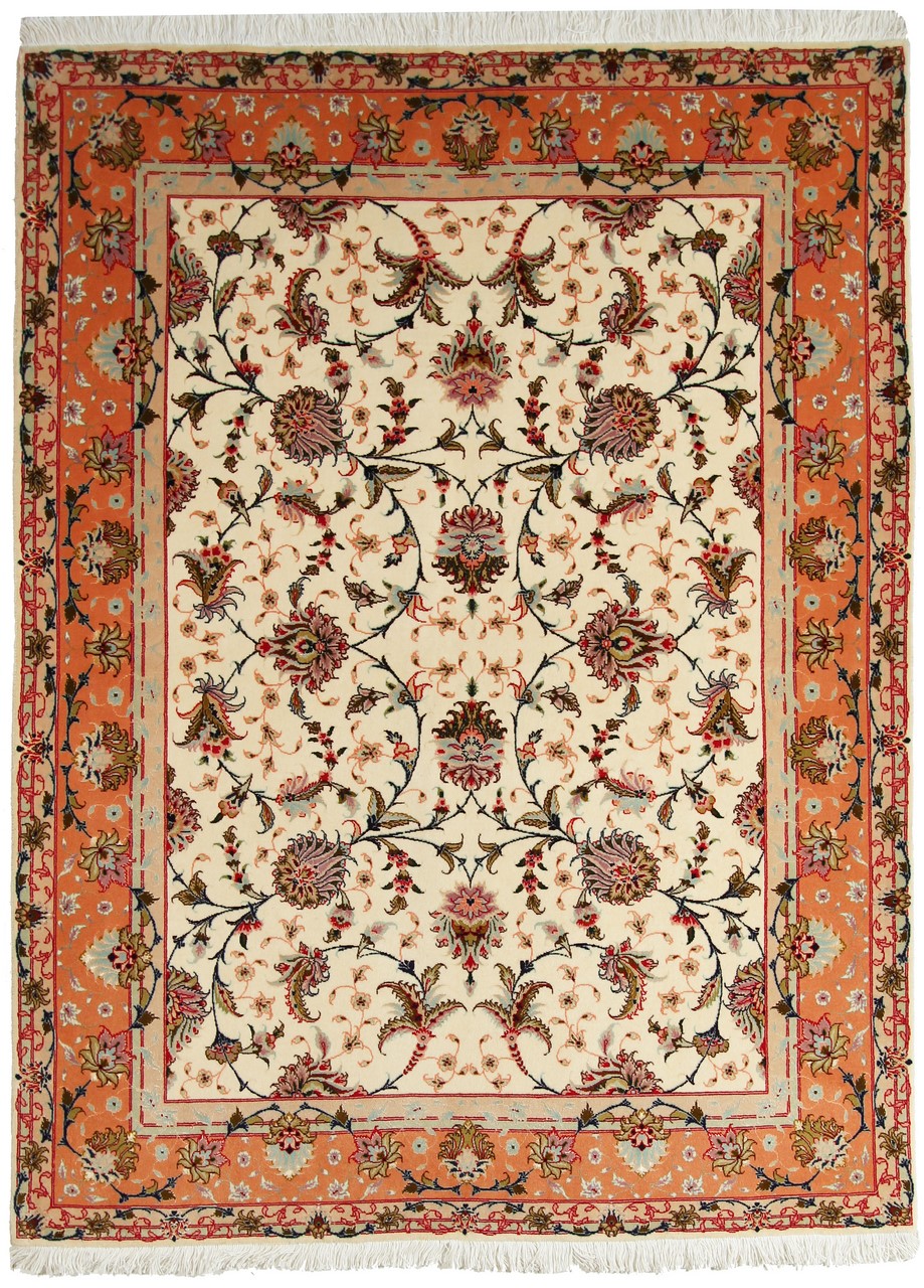 Persialainen matto Tabriz 50Raj 6'8"x4'11" 6'8"x4'11", Persialainen matto Solmittu käsin