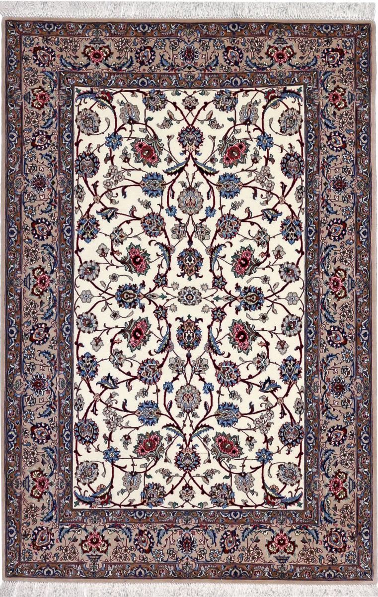 Persialainen matto Isfahan Silkkiloimi 5'7"x3'8" 5'7"x3'8", Persialainen matto Solmittu käsin
