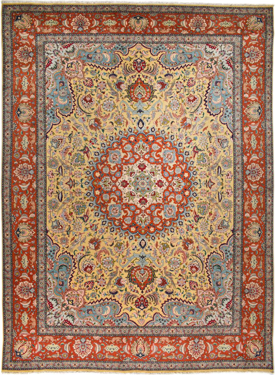 Persian Rug Tabriz 411x302 411x302, Persian Rug Knotted by hand