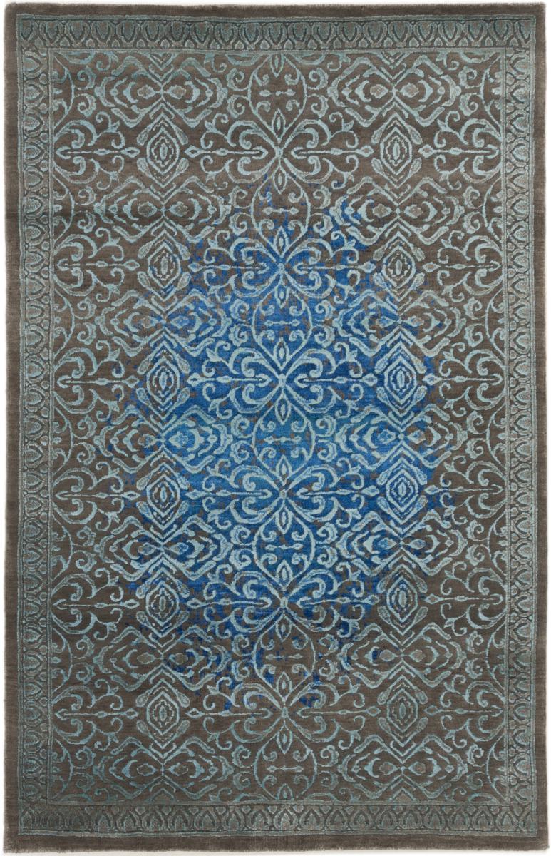 Tapis indien Sadraa 6'0"x3'10" 6'0"x3'10", Tapis persan Noué à la main