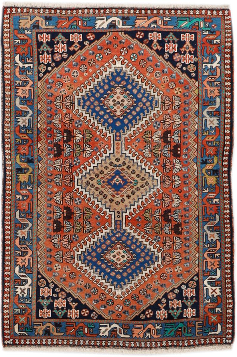 Tapis persan Yalameh 162x111 162x111, Tapis persan Noué à la main