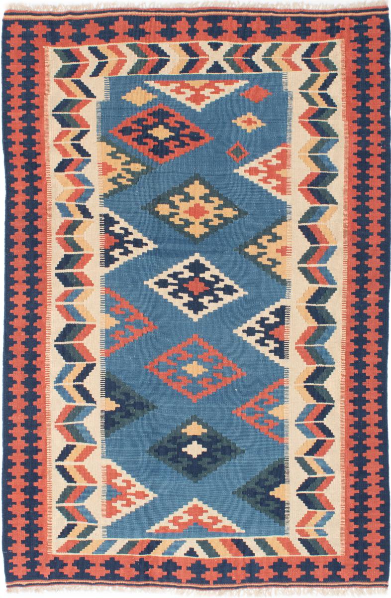 ペルシャ絨毯 キリム Fars 193x134 193x134,  ペルシャ絨毯 手織り