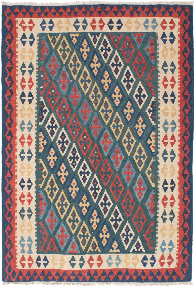 Persialainen matto Kelim Fars 192x132 192x132, Persialainen matto kudottu
