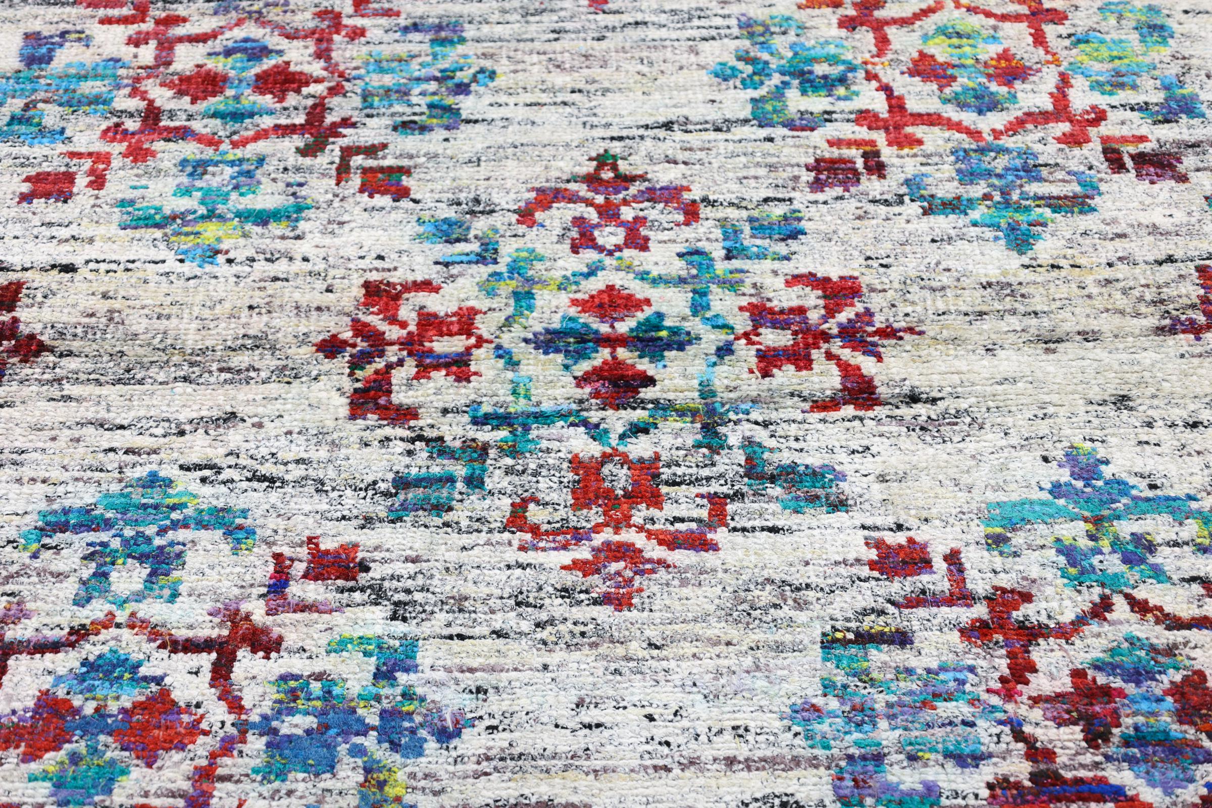 Tappeto Originale India Sari Seta cm.250x300