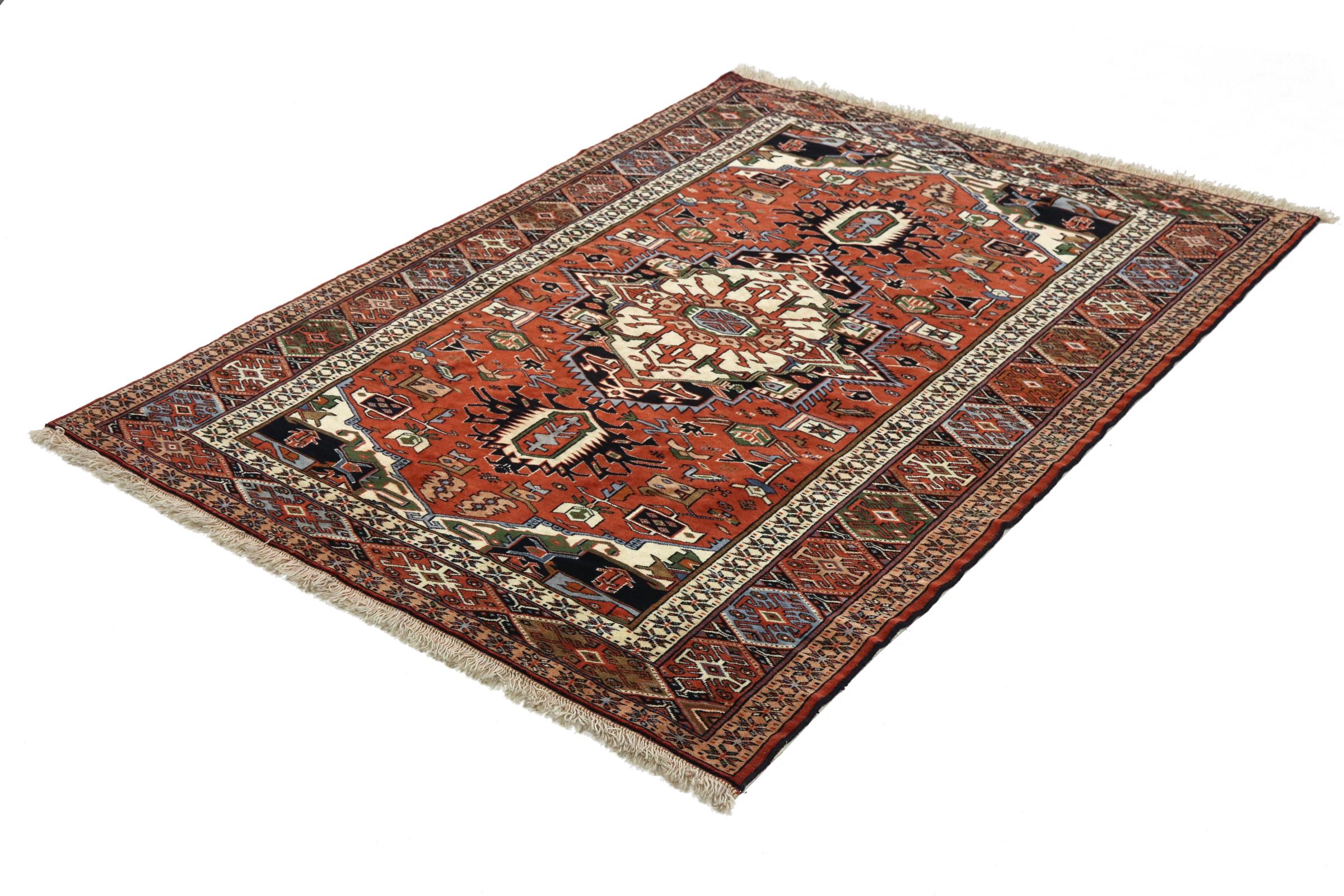 European (French or Russian) Chain Stitch Carpet 11'6” X 12'0” #7876 -  ANTIQUE ORIENTAL RUGS