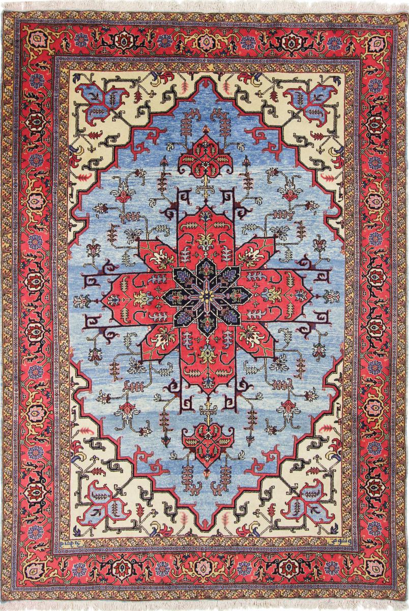 Tapis persan Ardabil 9'9"x6'8" 9'9"x6'8", Tapis persan Noué à la main