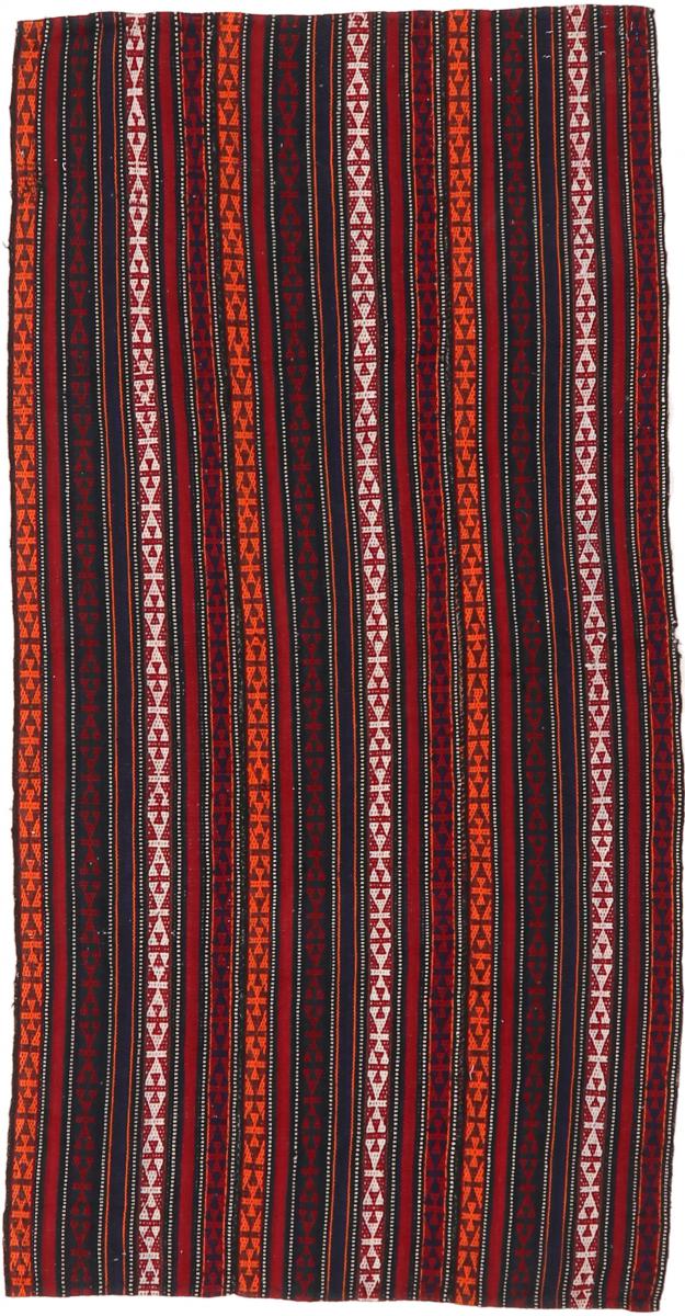  ペルシャ絨毯 キリム Fars アンティーク 187x95 187x95,  ペルシャ絨毯 手織り