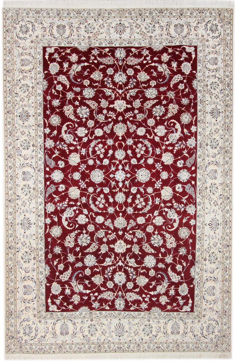 Persian Rug Nain 6La 10'4"x6'11" 10'4"x6'11", Persian Rug Knotted by hand