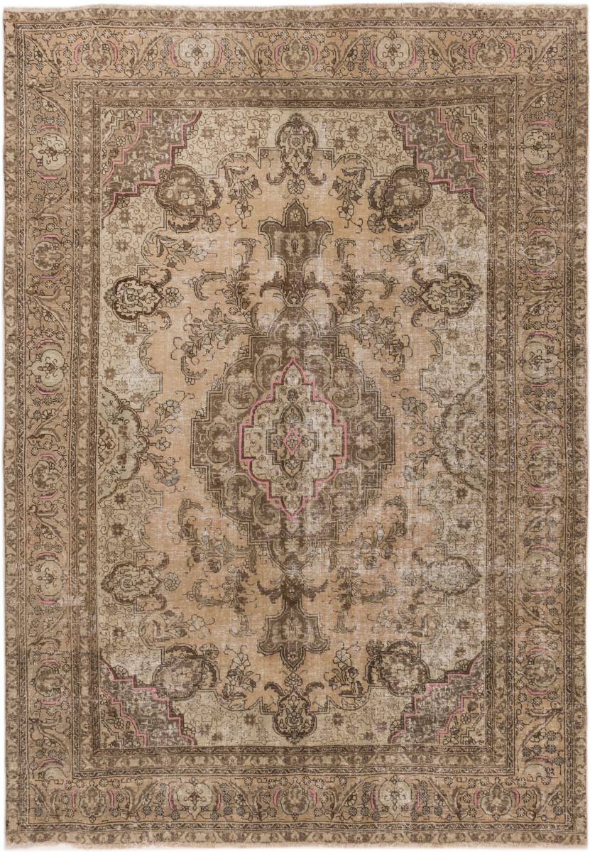 Persian Rug Vintage 10'2"x7'2" 10'2"x7'2", Persian Rug Knotted by hand