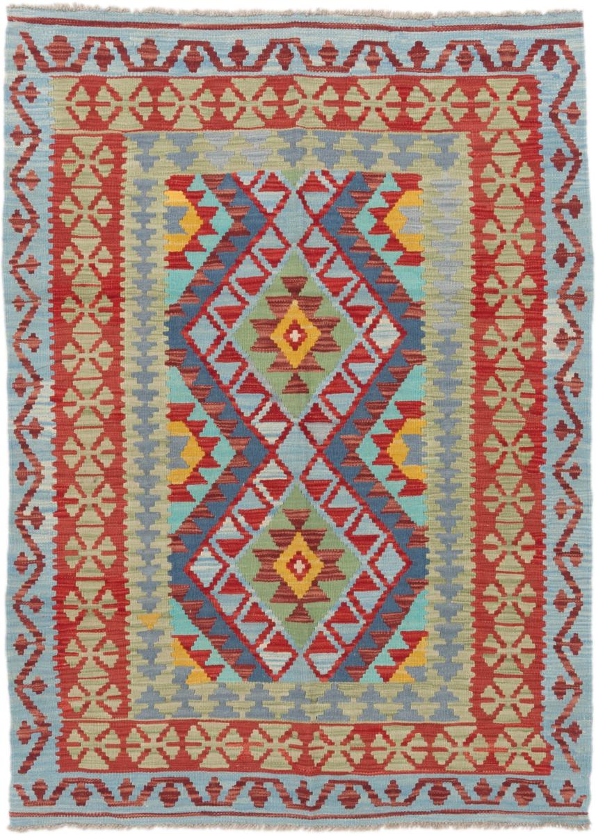 Afghan rug Kilim Afghan 5'8"x4'2" 5'8"x4'2", Persian Rug Woven by hand