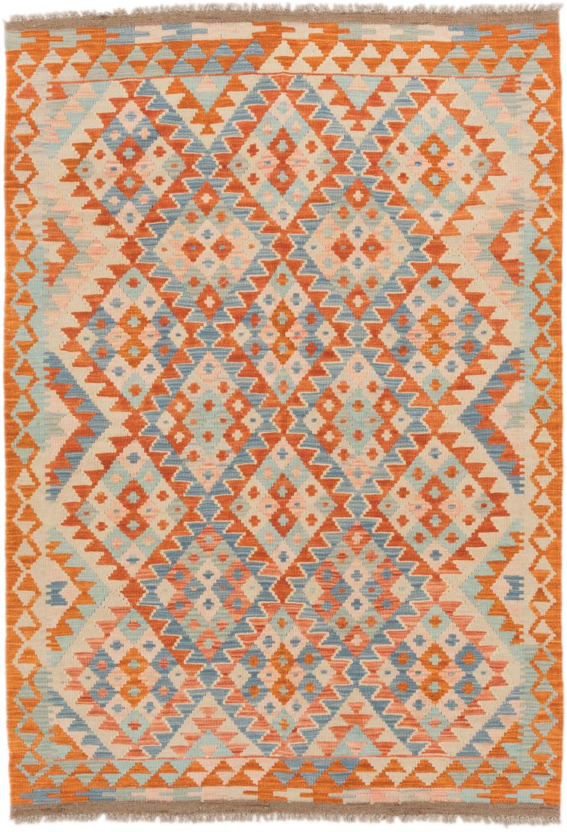 Tapete afegão Kilim Afegão 183x126 183x126, Tapete persa Tecido à mão