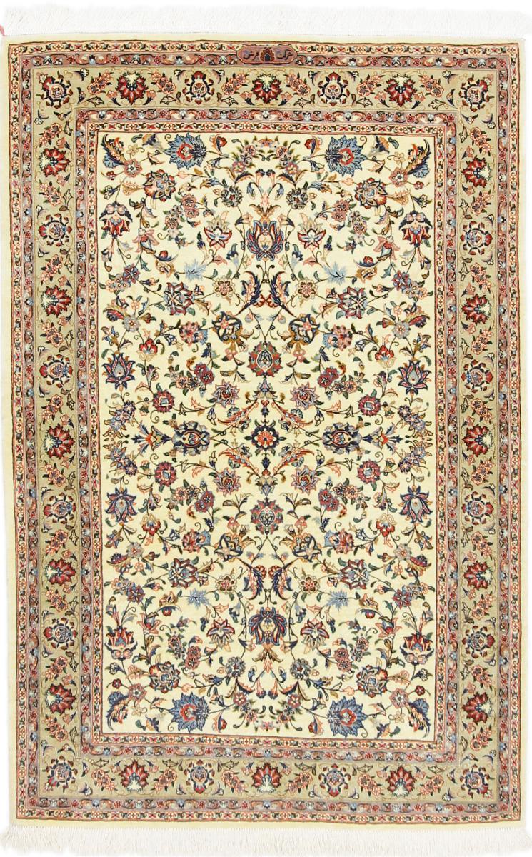 Persian Rug Isfahan Ilam Sherkat Farsh Silk Warp 154x99 154x99, Persian Rug Knotted by hand