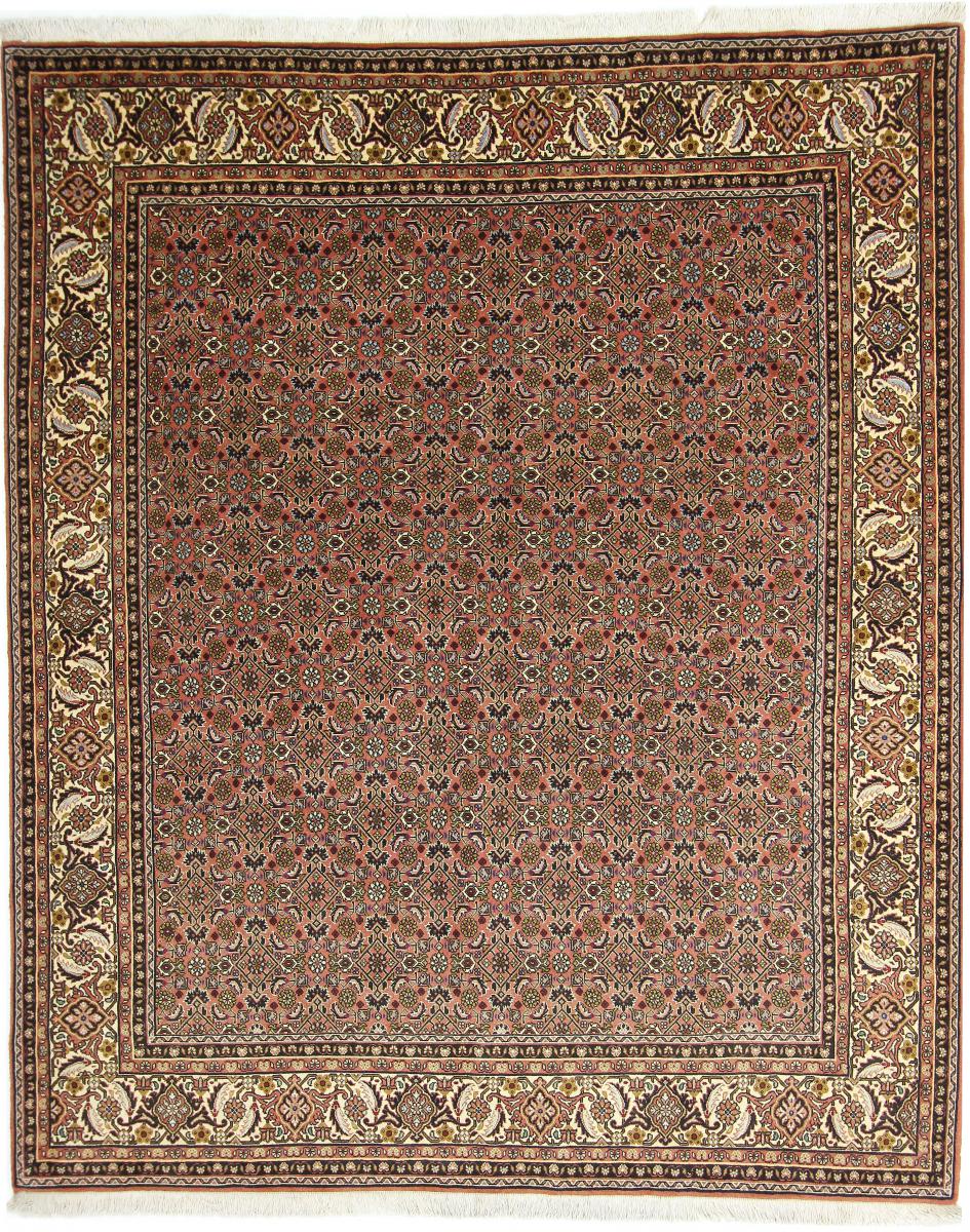 Persian Rug Bidjar 8'0"x6'8" 8'0"x6'8", Persian Rug Knotted by hand