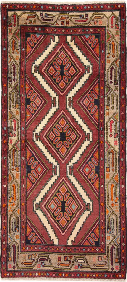 Persian Rug Hamadan 6'1"x2'7" 6'1"x2'7", Persian Rug Knotted by hand