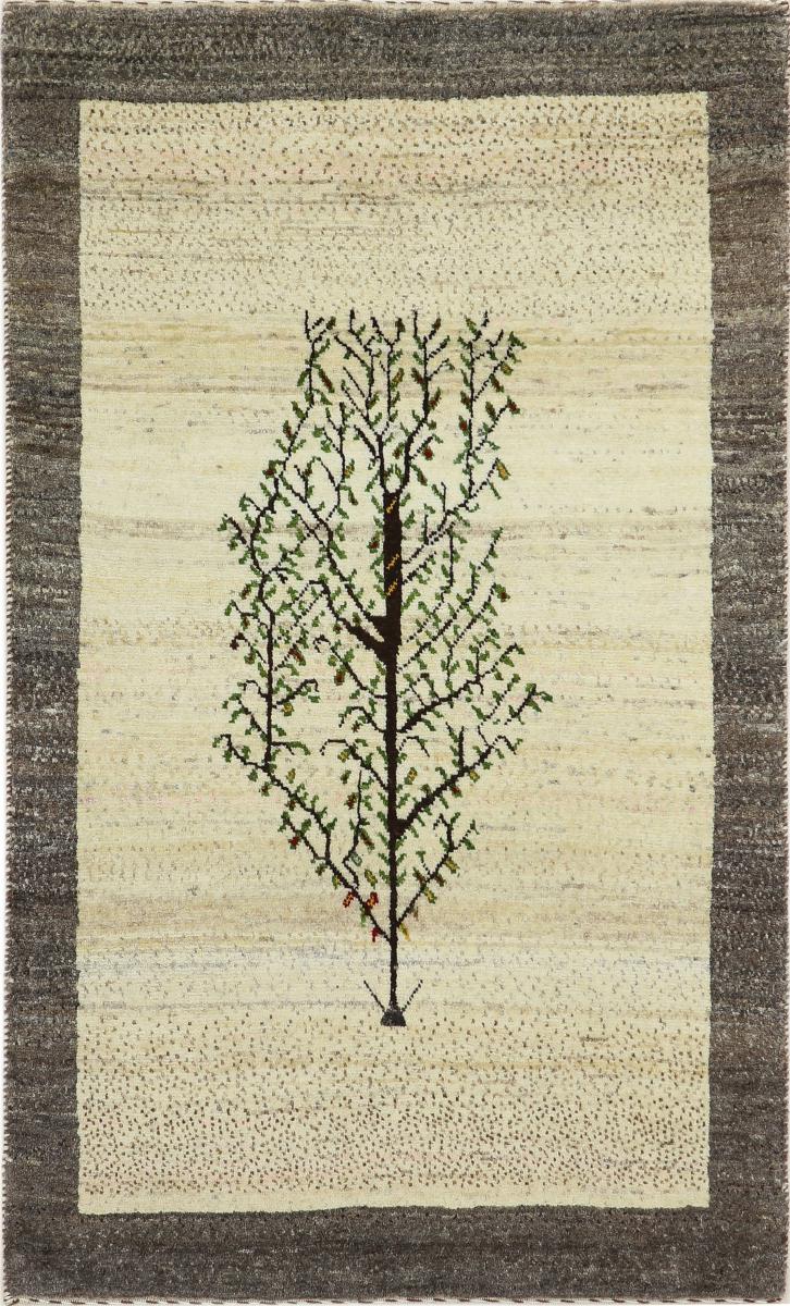 Perzisch tapijt Perzisch Gabbeh Loribaft Nature 4'4"x2'7" 4'4"x2'7", Perzisch tapijt Handgeknoopte