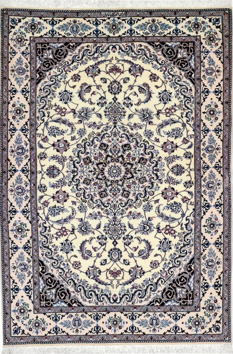 Persialainen matto Nain 6La 5'2"x3'6" 5'2"x3'6", Persialainen matto Solmittu käsin