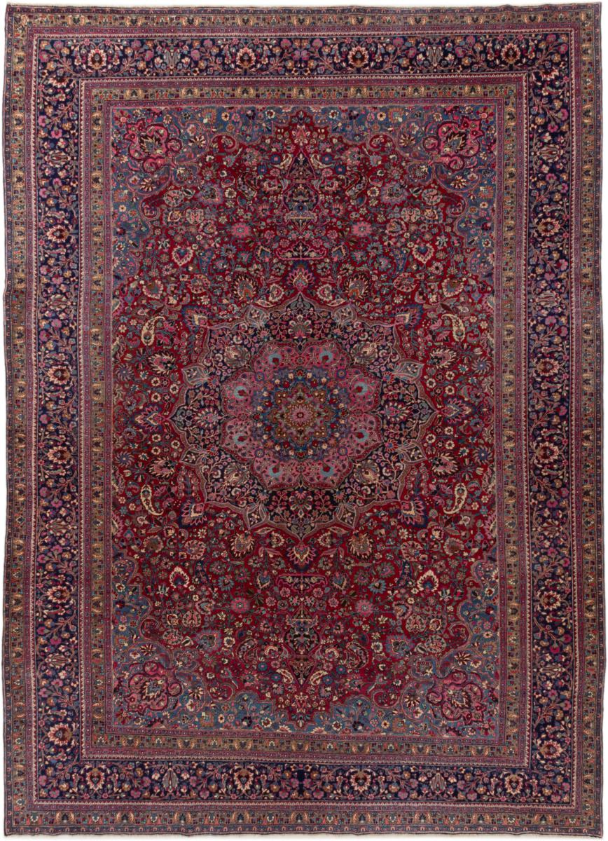 Tappeto persiano Mashad Antico 400x292 400x292, Tappeto persiano Annodato a mano