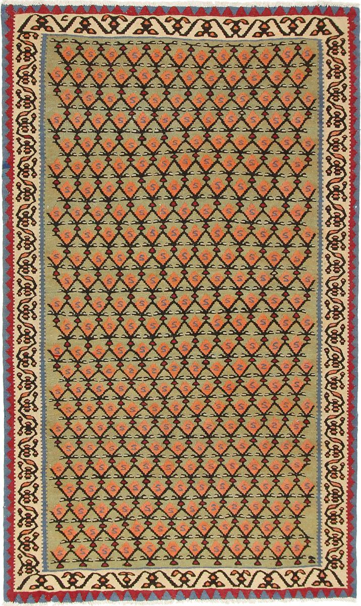 Perzsa szőnyeg Kilim Fars Azerbaijan Antik 8'9"x5'4" 8'9"x5'4", Perzsa szőnyeg szőttesek
