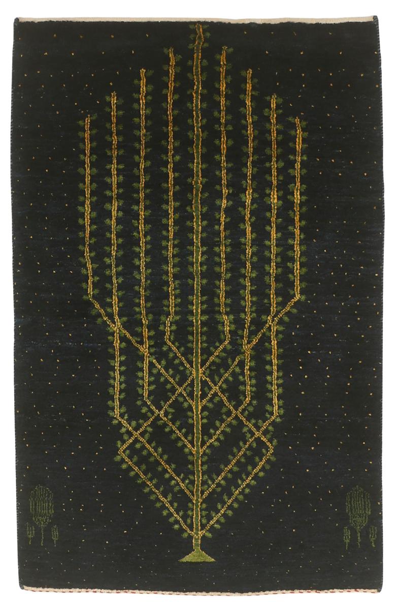 Tapis persan Persan Gabbeh Loribaft 125x79 125x79, Tapis persan Noué à la main