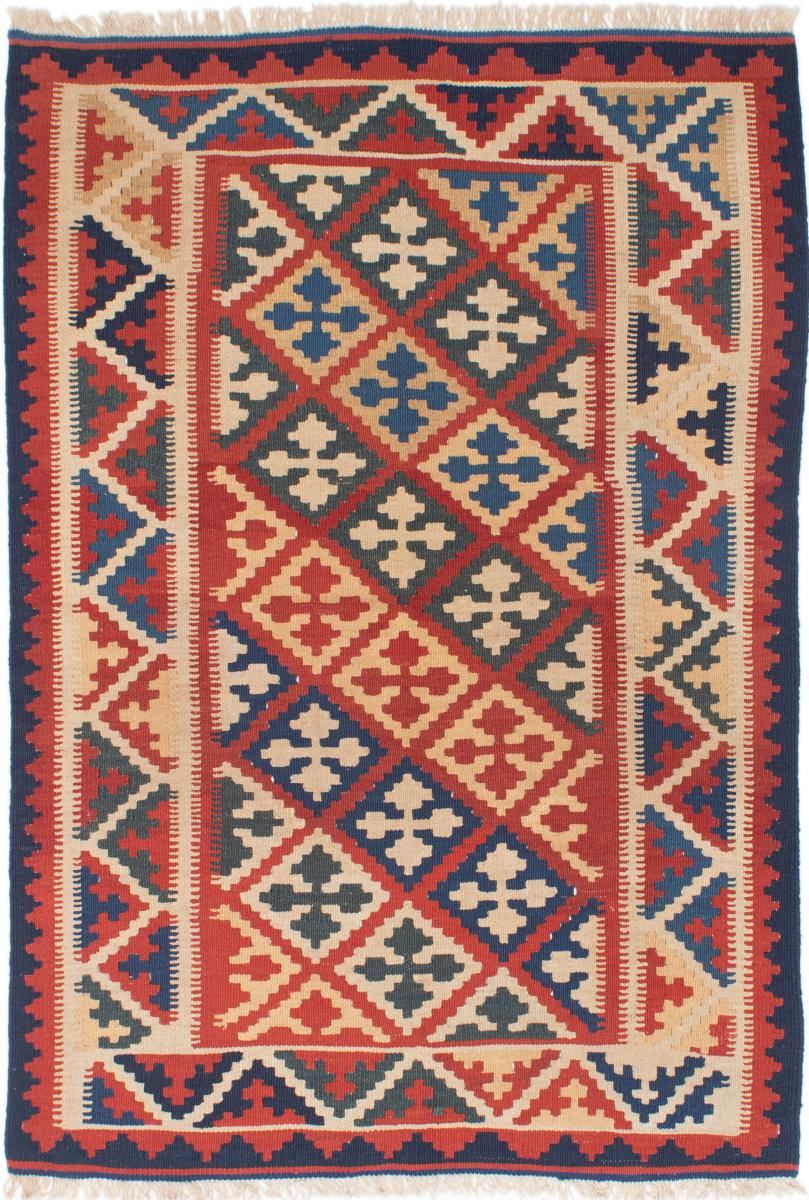 Tapis persan Kilim Fars 159x113 159x113, Tapis persan Tissé à la main