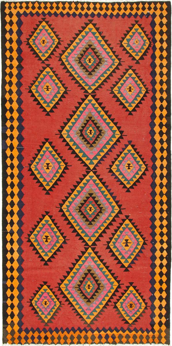Persisk matta Kilim Fars Azerbajdzjan Antik 365x182 365x182, Persisk matta handvävd 