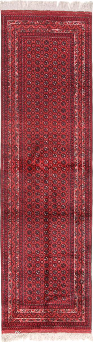 Afghanischer Teppich Afghan Mauri 9'6"x2'9" 9'6"x2'9", Perserteppich Handgeknüpft