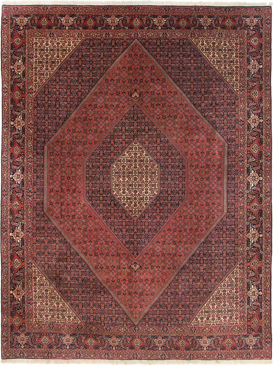 Persian Rug Bidjar 10'8"x8'3" 10'8"x8'3", Persian Rug Knotted by hand