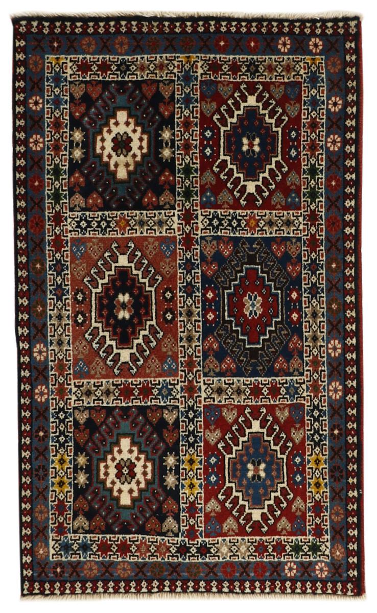  ペルシャ絨毯 ヤラメー 3'3"x2'0" 3'3"x2'0",  ペルシャ絨毯 手織り