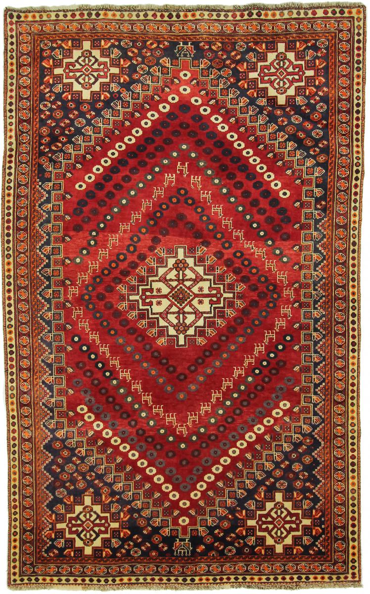 Persian Rug Shiraz 261x159 261x159, Persian Rug Knotted by hand