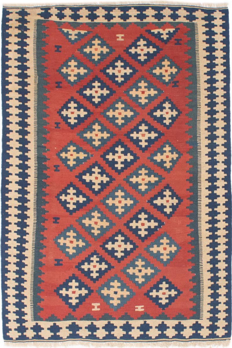 Tapis persan Kilim Fars 149x107 149x107, Tapis persan Tissé à la main