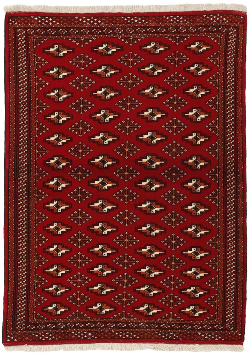 Tapis persan Turkaman 4'10"x3'5" 4'10"x3'5", Tapis persan Noué à la main