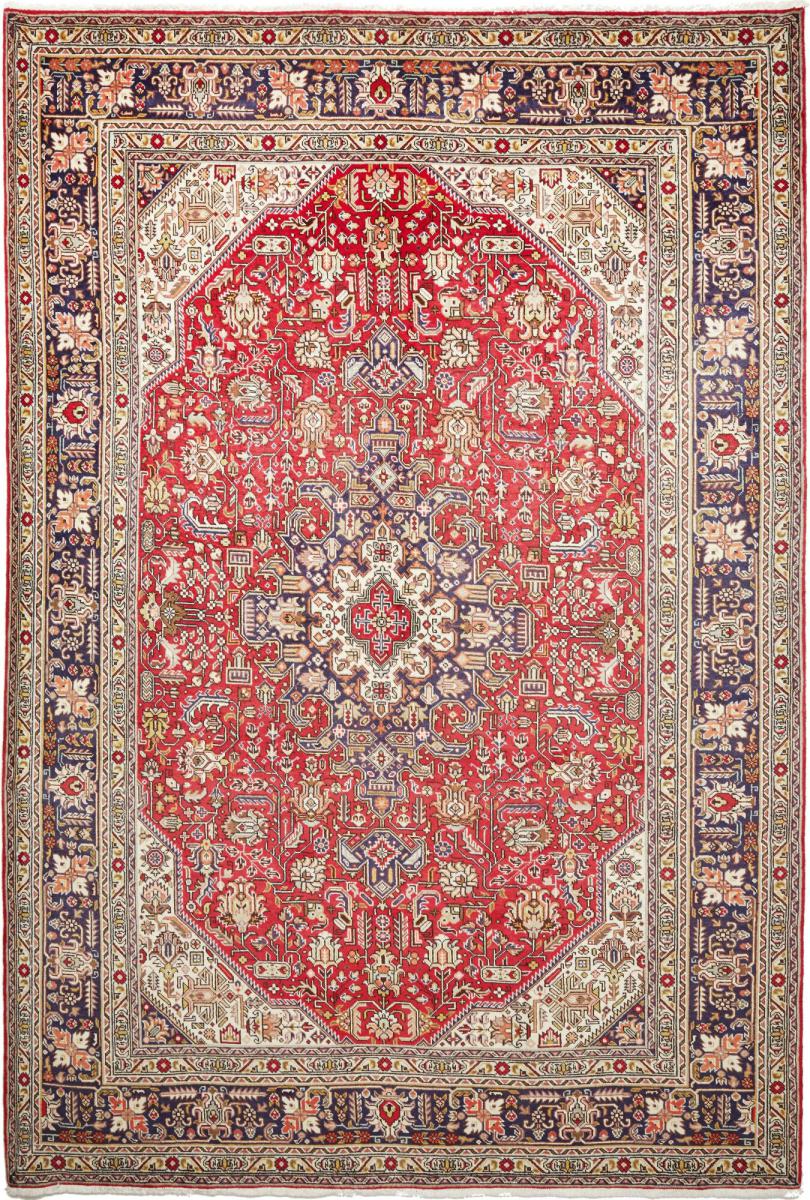 Persian Rug Tabriz 9'10"x6'8" 9'10"x6'8", Persian Rug Knotted by hand