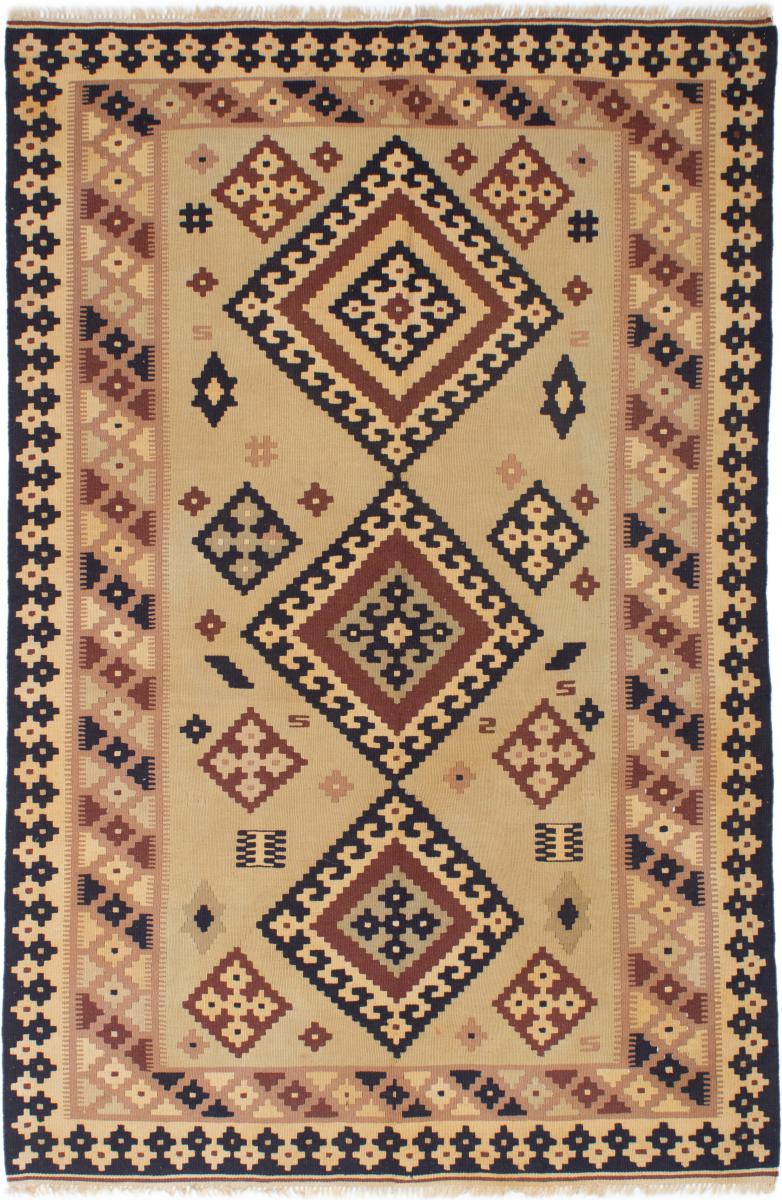 Alfombra persa Kilim Fars 7'1"x4'7" 7'1"x4'7", Alfombra persa Tejido a mano