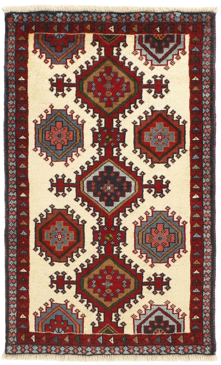 Tappeto persiano Yalameh 98x60 98x60, Tappeto persiano Annodato a mano