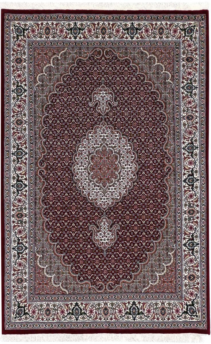 Tapis persan Tabriz Mahi 50Raj 5'3"x3'4" 5'3"x3'4", Tapis persan Noué à la main