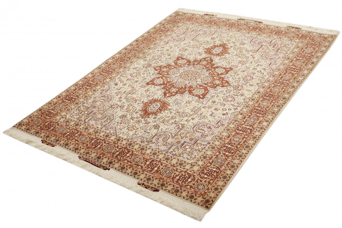 Tapete persa Tabriz 50Raj 206x144 206x144, Tapete persa Atado à mão