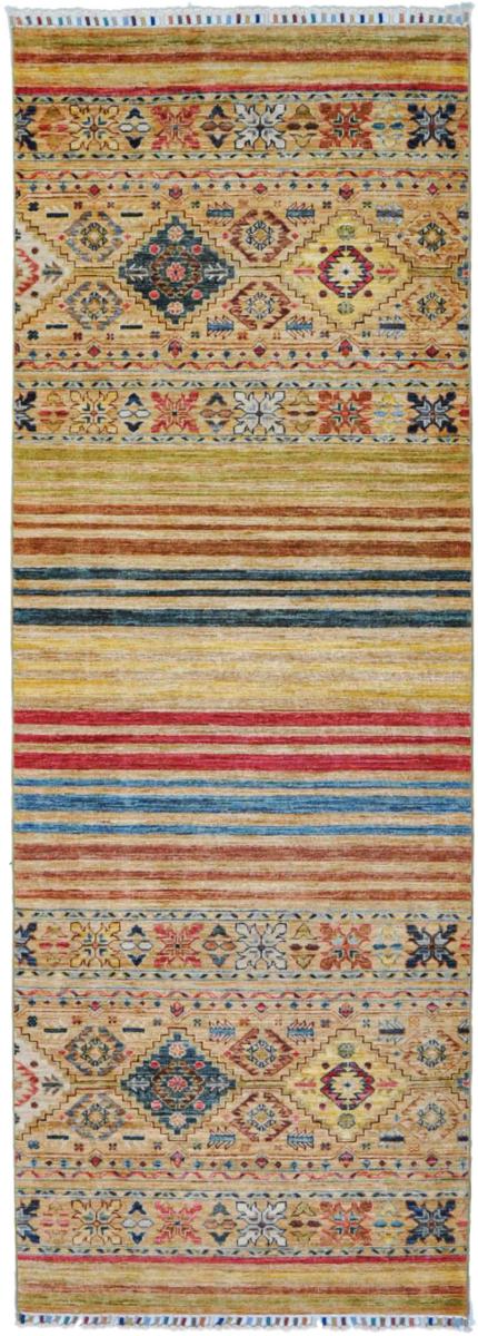 Pakistani rug Arijana Shaal 7'10"x2'10" 7'10"x2'10", Persian Rug Knotted by hand