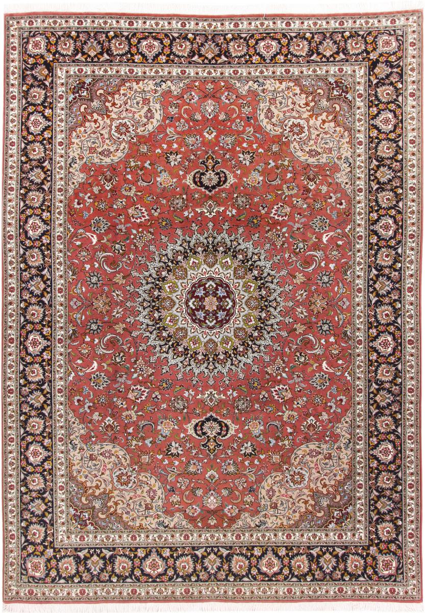 Persisk teppe Tabriz 9'6"x6'10" 9'6"x6'10", Persisk teppe Knyttet for hånd