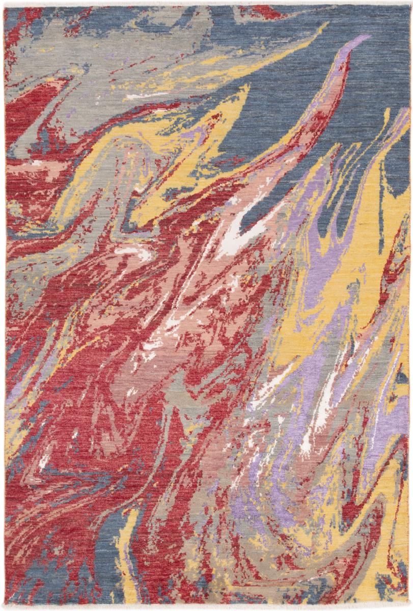 Indischer Teppich Sadraa 278x186 278x186, Perserteppich Handgeknüpft