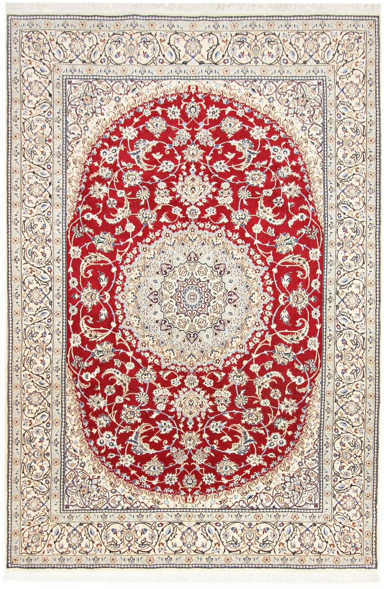 Persian Rug Nain 9La 10'0"x6'9" 10'0"x6'9", Persian Rug Knotted by hand