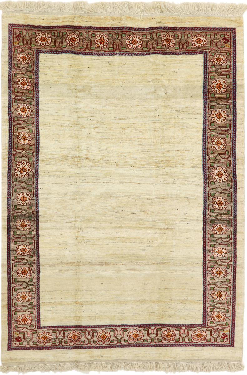 Tapis persan Persan Gabbeh Loribaft Atash 218x157 218x157, Tapis persan Noué à la main