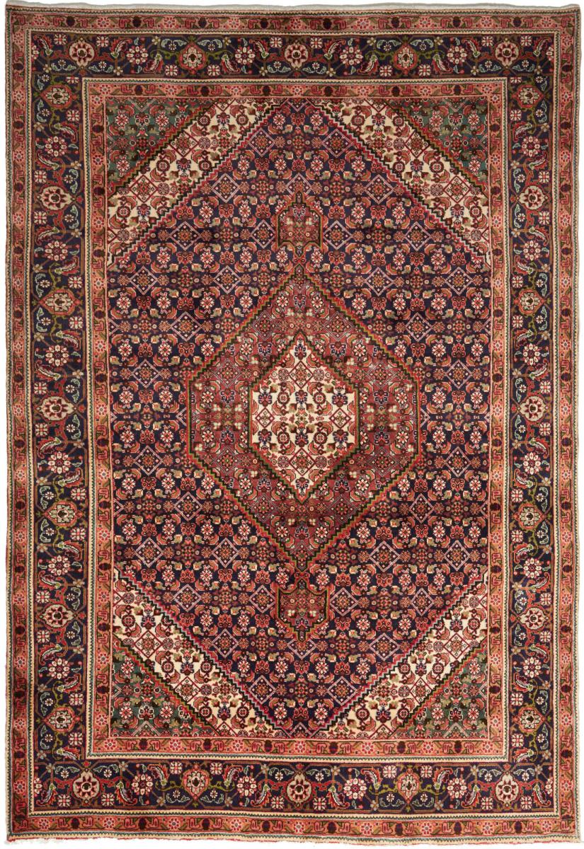 Persian Rug Tabriz 9'7"x6'6" 9'7"x6'6", Persian Rug Knotted by hand