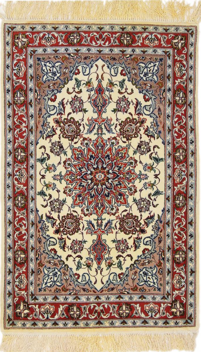 ペルシャ絨毯 イスファハン 絹の縦糸 115x73 115x73,  ペルシャ絨毯 手織り
